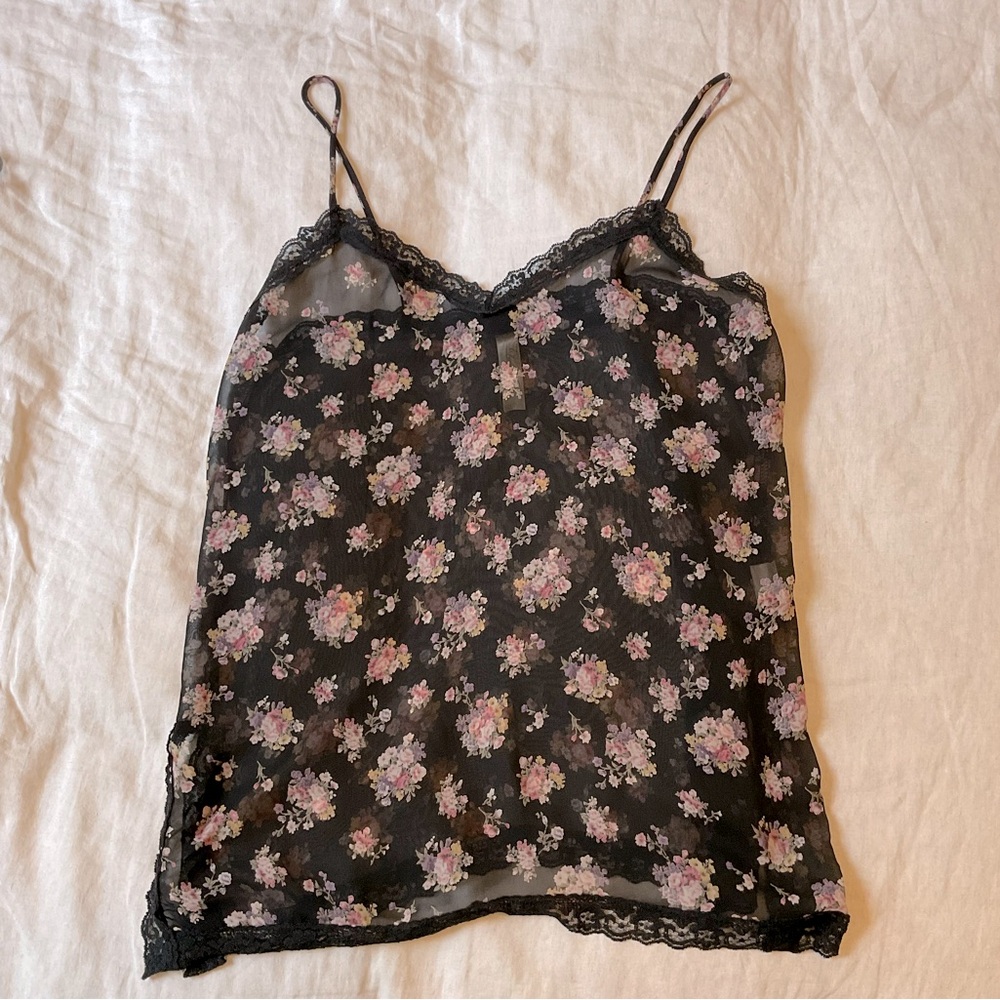 Nasty Gal floral top